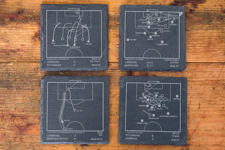 Greatest Liverpool Modern Plays: Slate Coasters (Set of 4)
