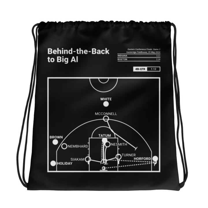 Boston Celtics Greatest Plays Drawstring Bag: Behind-the-Back to Big Al (2024)