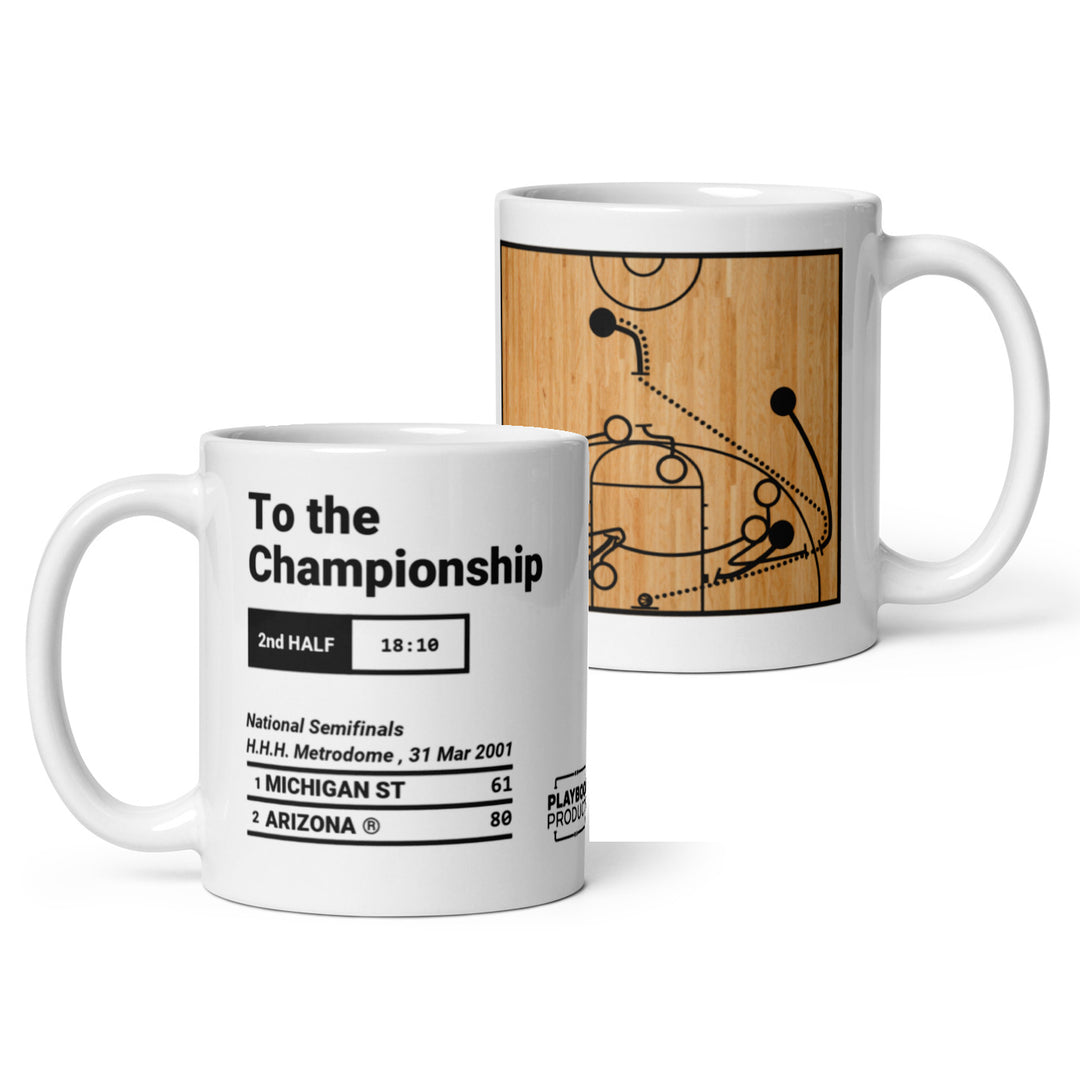 Arizona Basketball Greatest Plays Mug: To the Championship (2001)