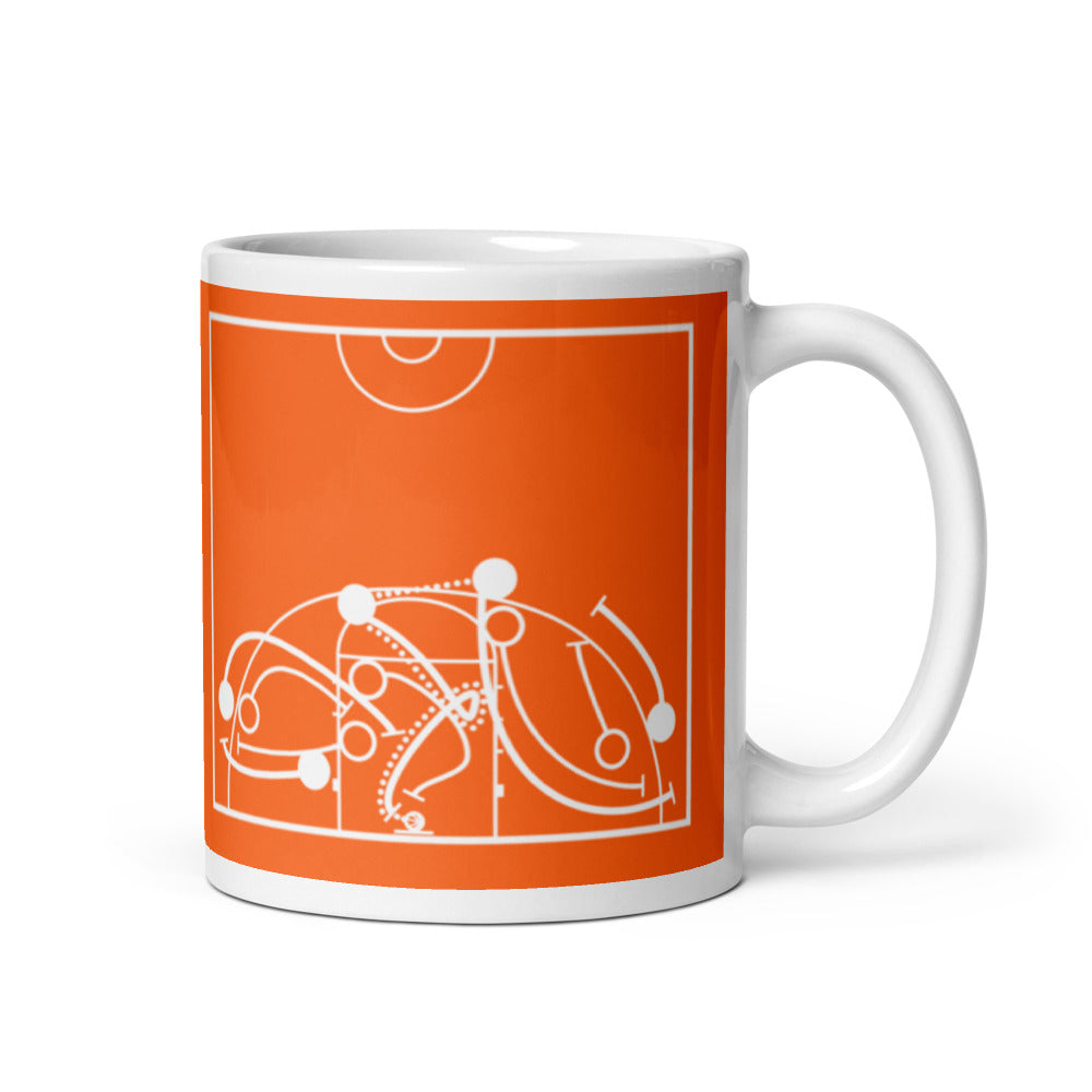 Clemson Basketball Greatest Plays Mug: Spin move and the foul (2020)