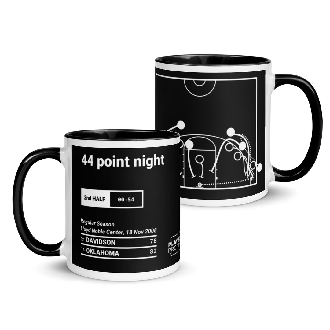 Davidson Basketball Greatest Plays Mug: 44 point night (2008)