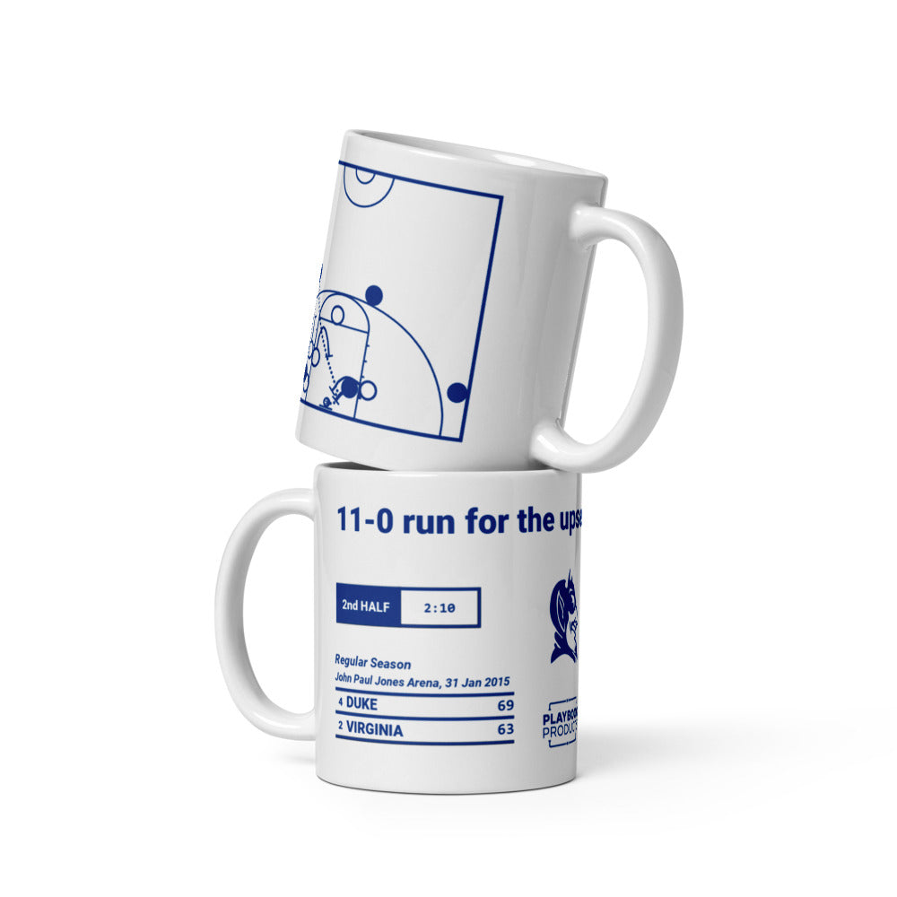 Duke Basketball Greatest Plays Mug: 11-0 run for the upset (2015)