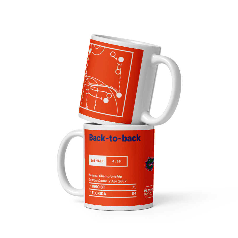 Florida Basketball Greatest Plays Mug: Back-to-back (2007)