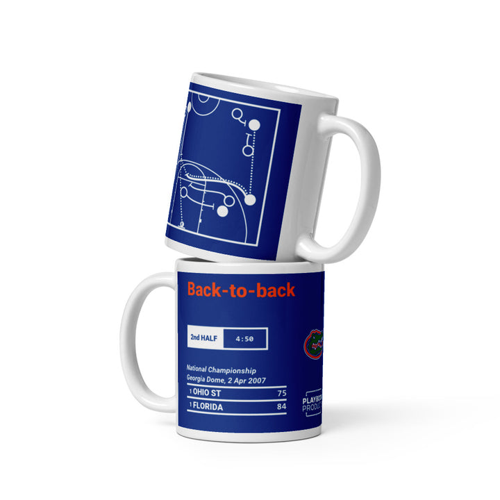 Florida Basketball Greatest Plays Mug: Back-to-back (2007)