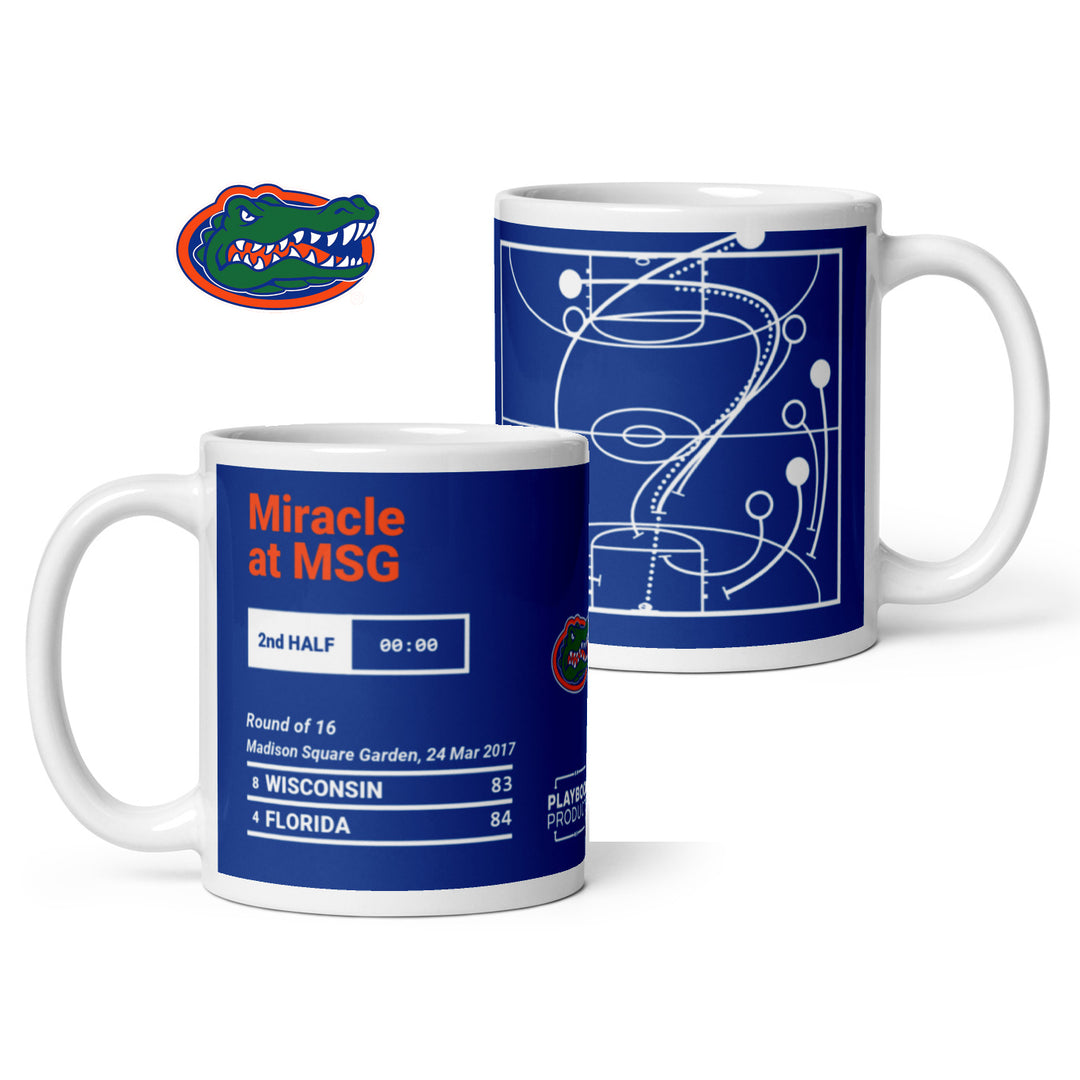 Florida Basketball Greatest Plays Mug: Miracle at MSG (2017)