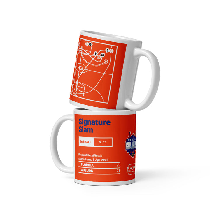 Florida Basketball Greatest Plays Mug: Signature Slam (2025)