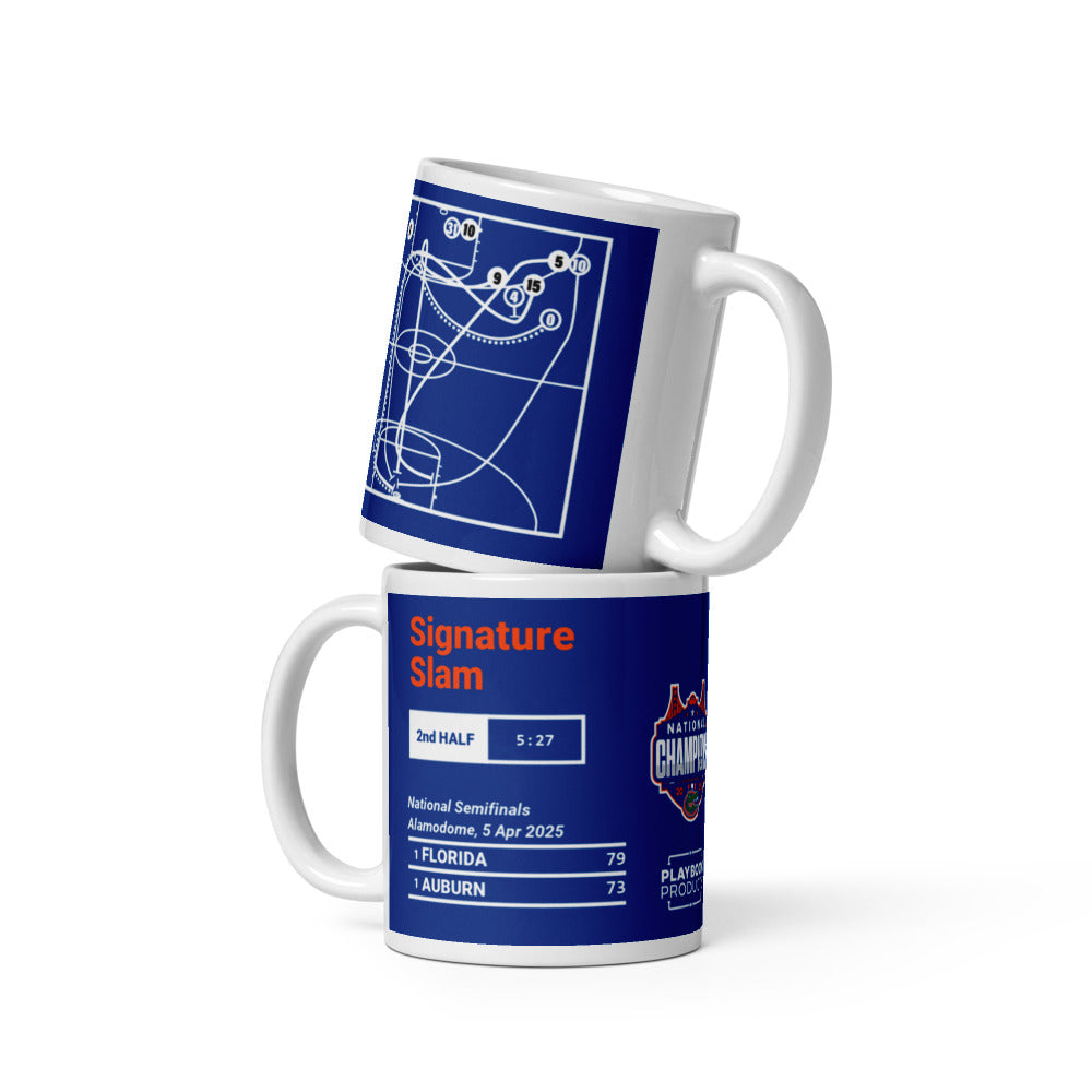 Florida Basketball Greatest Plays Mug: Signature Slam (2025)