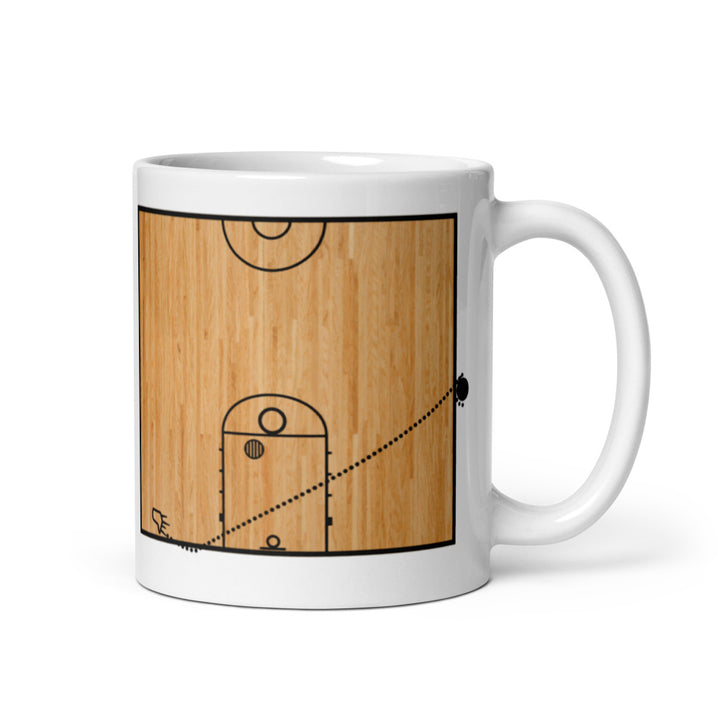 Oddest Indiana Basketball Plays Mug: Knight throws the chair (1985)
