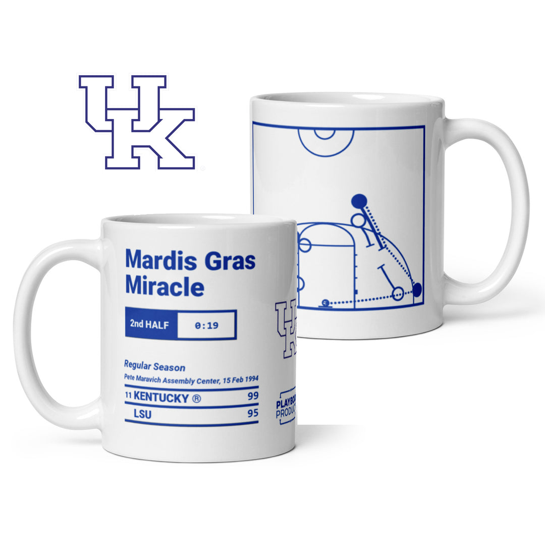 Kentucky Basketball Greatest Plays Mug: Mardis Gras Miracle (1994)