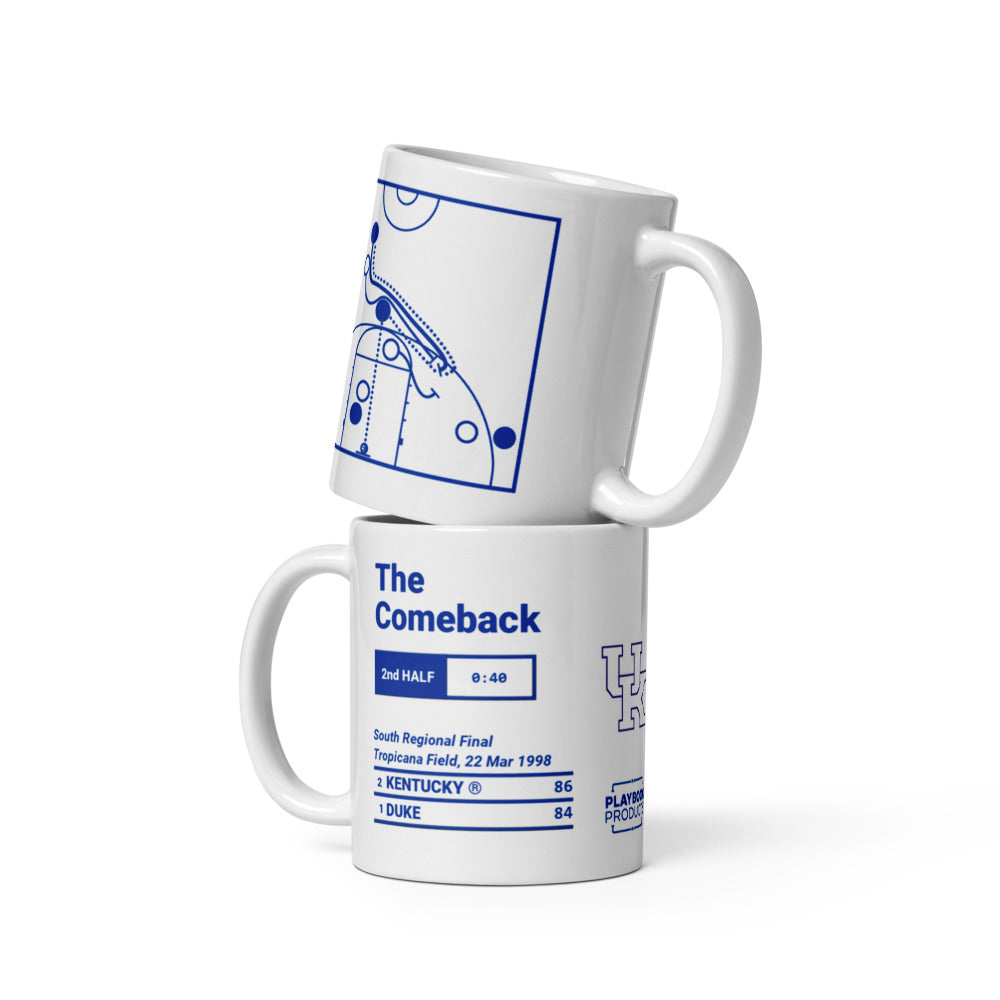 Kentucky Basketball Greatest Plays Mug: The Comeback (1998)