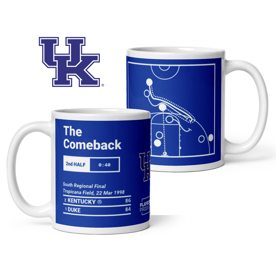Kentucky Basketball Greatest Plays Mug: The Comeback (1998)