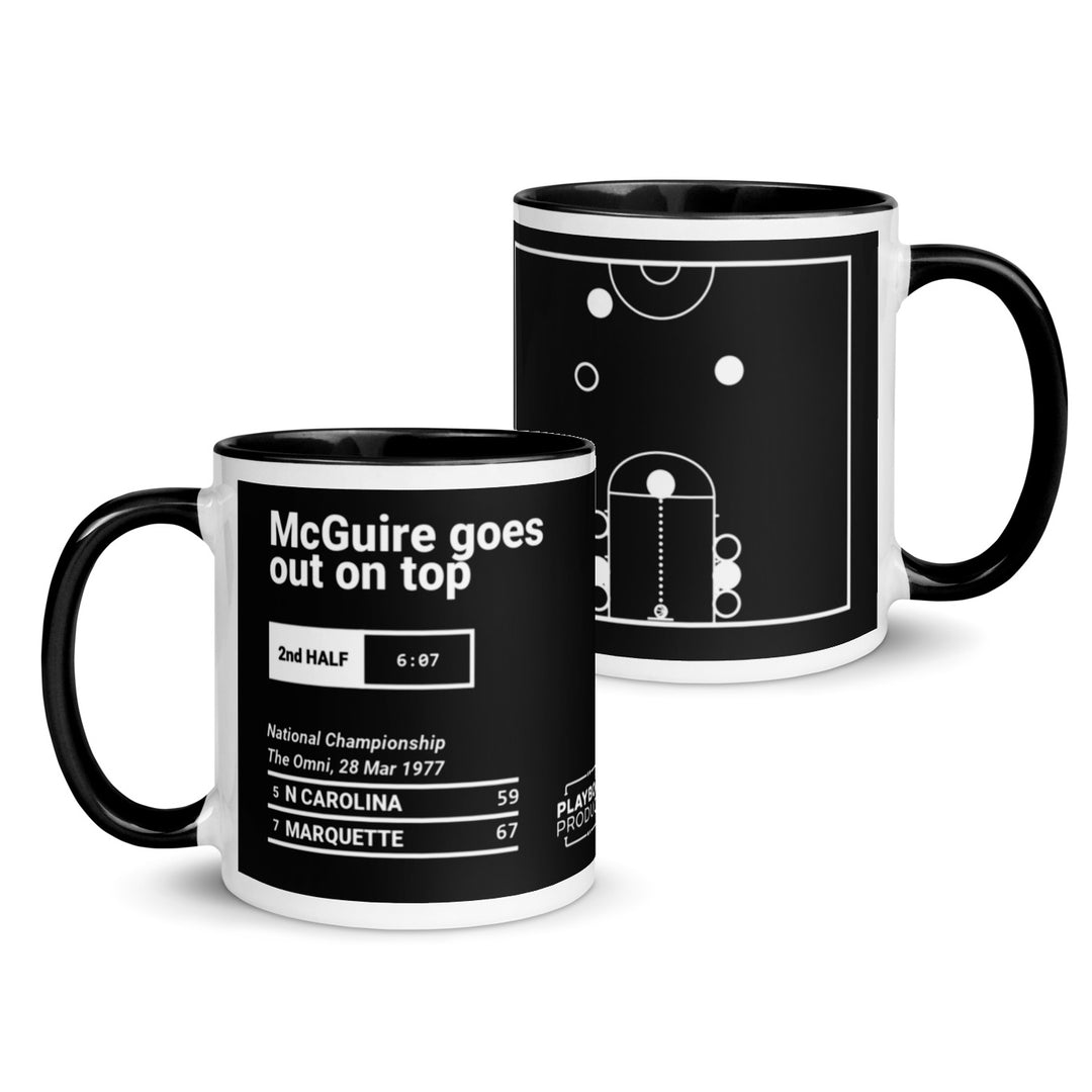 Marquette Basketball Greatest Plays Mug: McGuire goes out on top (1977)