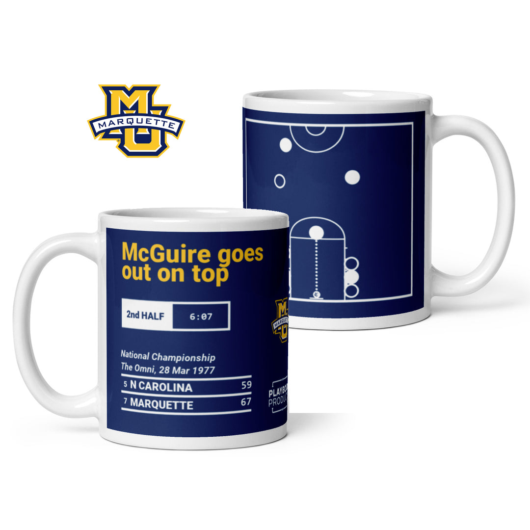 Marquette Basketball Greatest Plays Mug: McGuire goes out on top (1977)