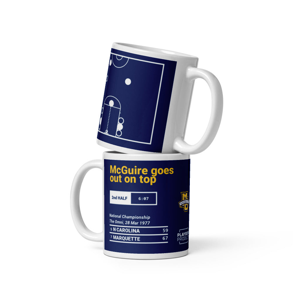 Marquette Basketball Greatest Plays Mug: McGuire goes out on top (1977)