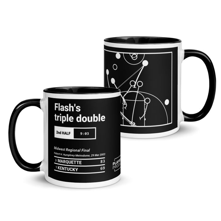 Marquette Basketball Greatest Plays Mug: Flash's triple double (2003)