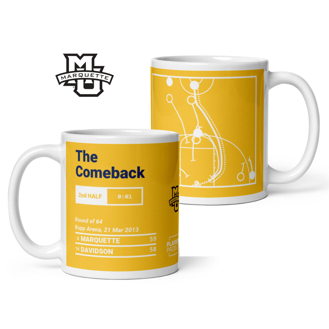 Marquette Basketball Greatest Plays Mug: The Comeback (2013)