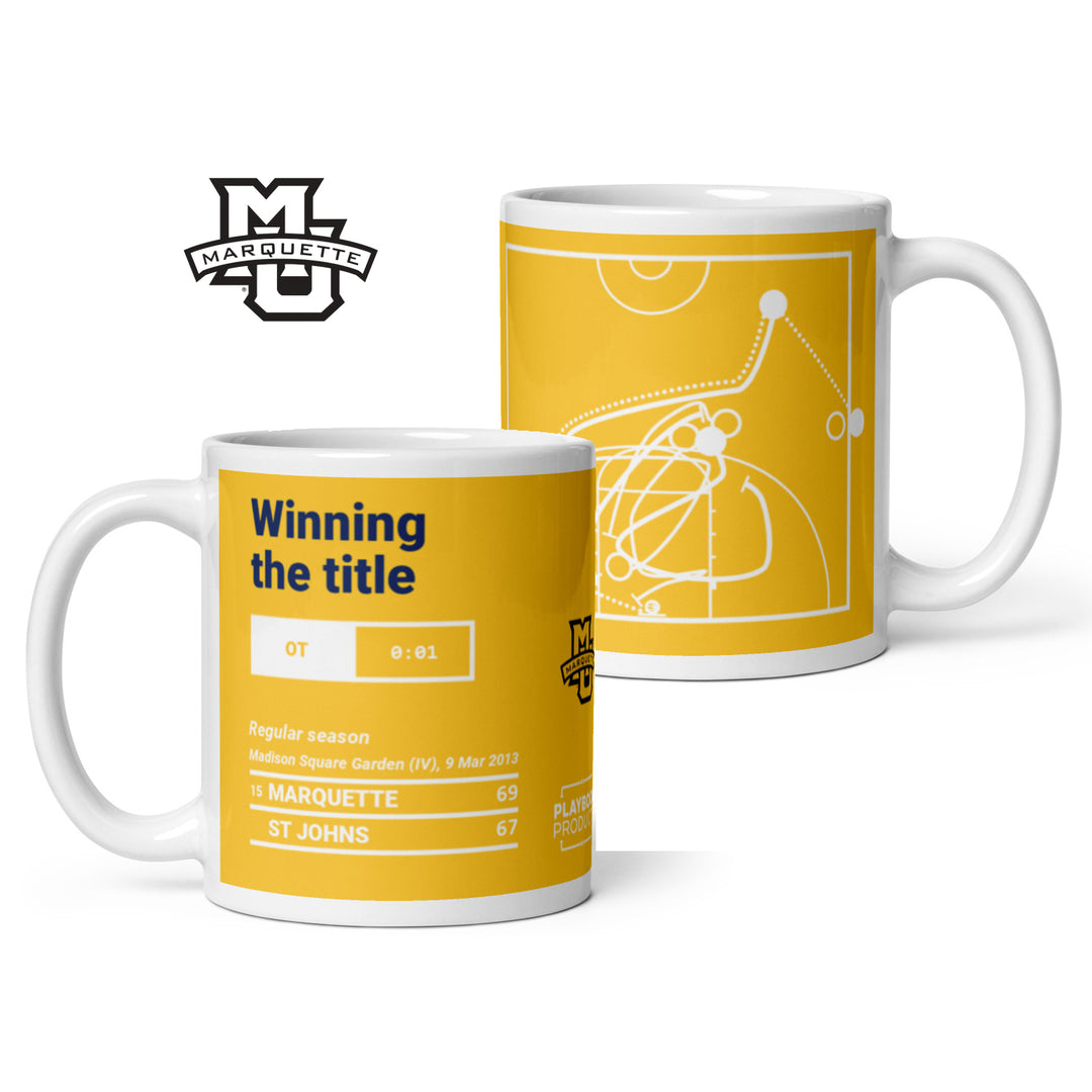 Marquette Basketball Greatest Plays Mug: Winning the title (2013)