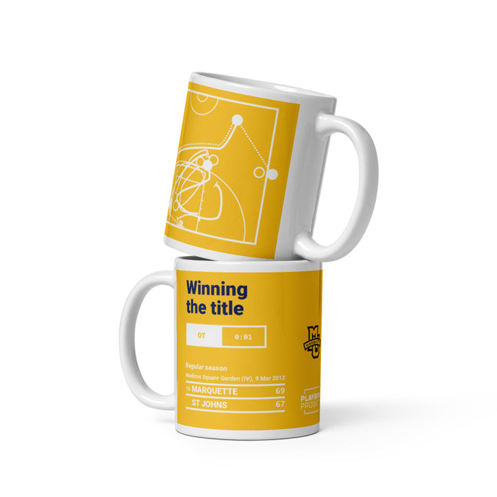 Marquette Basketball Greatest Plays Mug: Winning the title (2013)