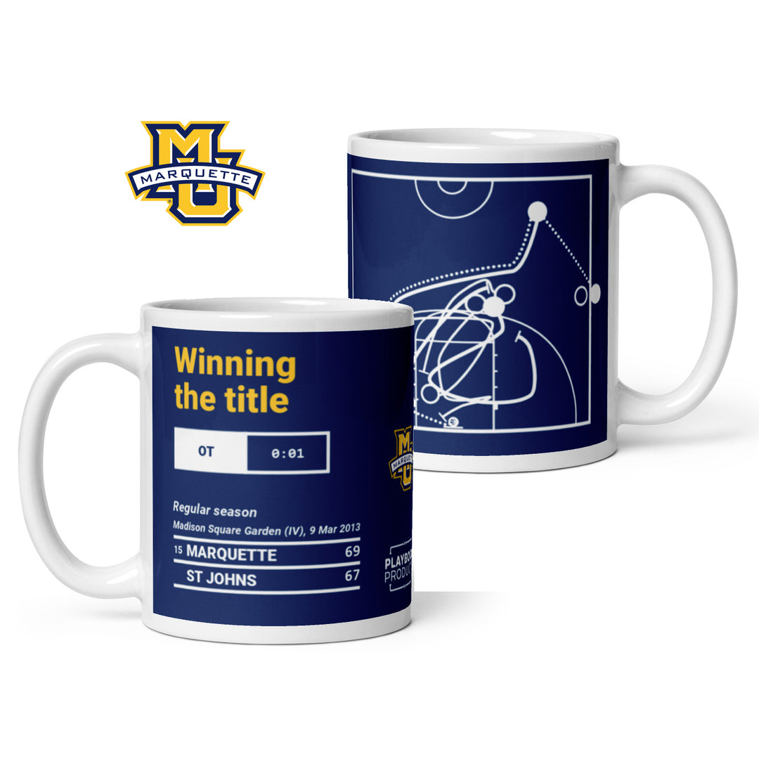 Marquette Basketball Greatest Plays Mug: Winning the title (2013)