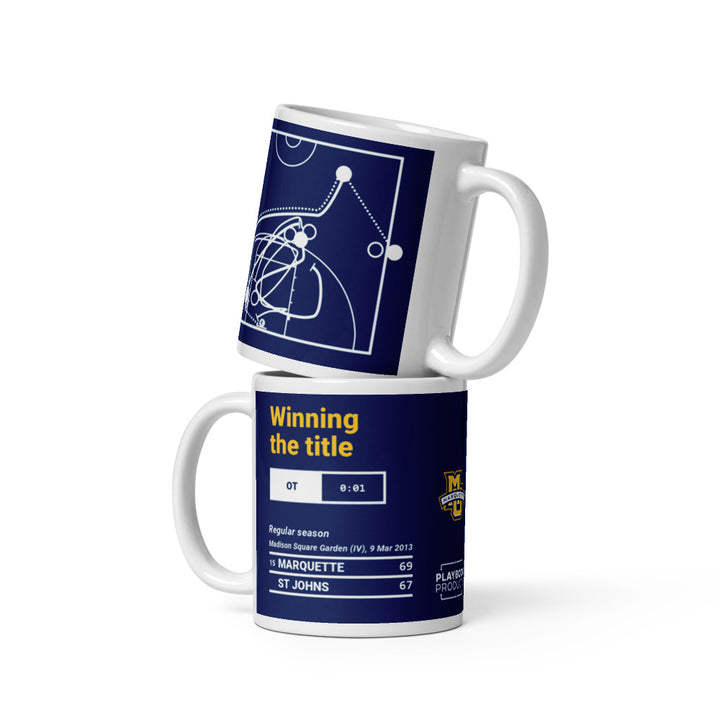 Marquette Basketball Greatest Plays Mug: Winning the title (2013)