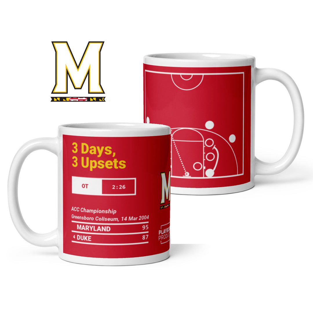 Maryland Basketball Greatest Plays Mug: 3 Days, 3 Upsets (2004)