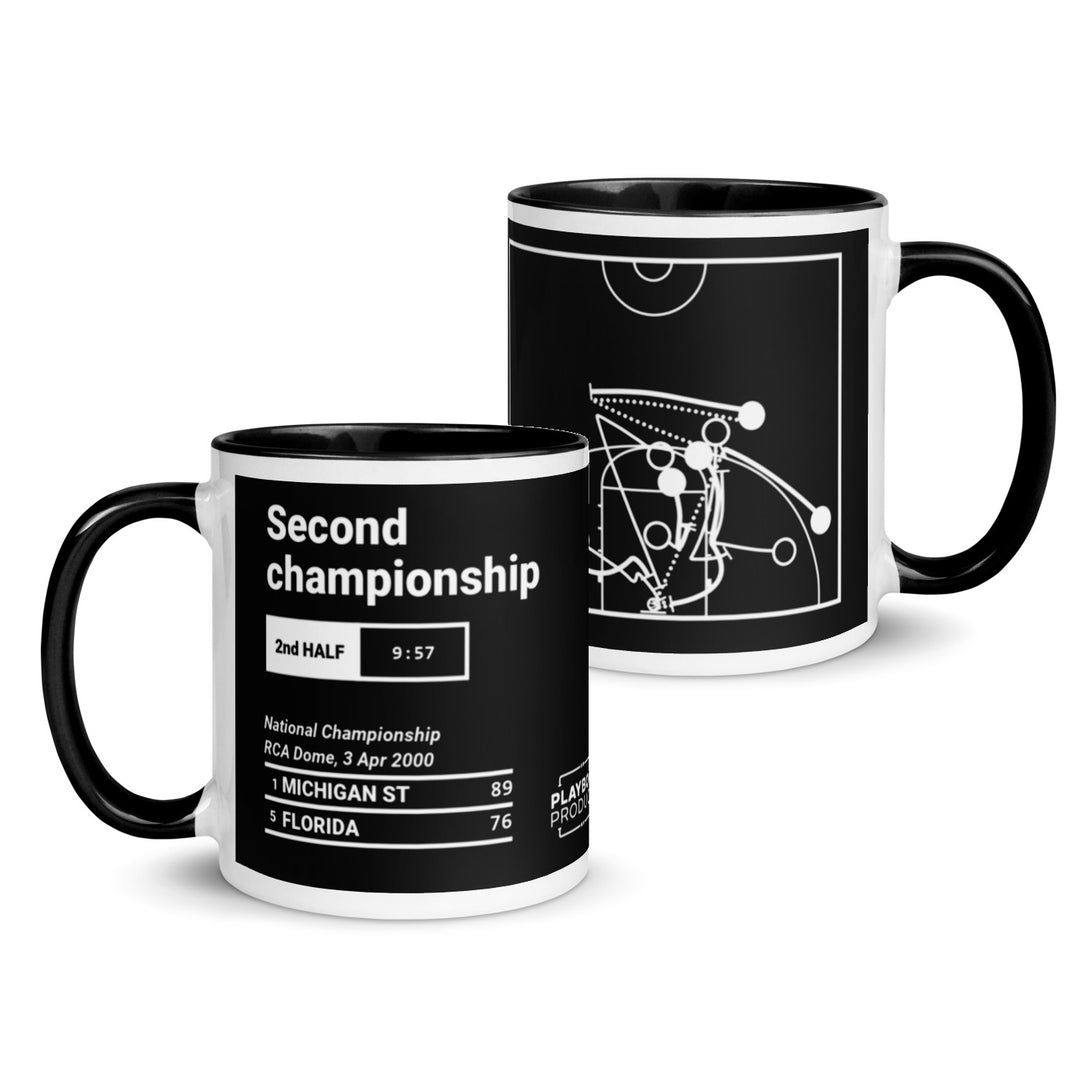 Michigan State Basketball Greatest Plays Mug: Second championship (2000)