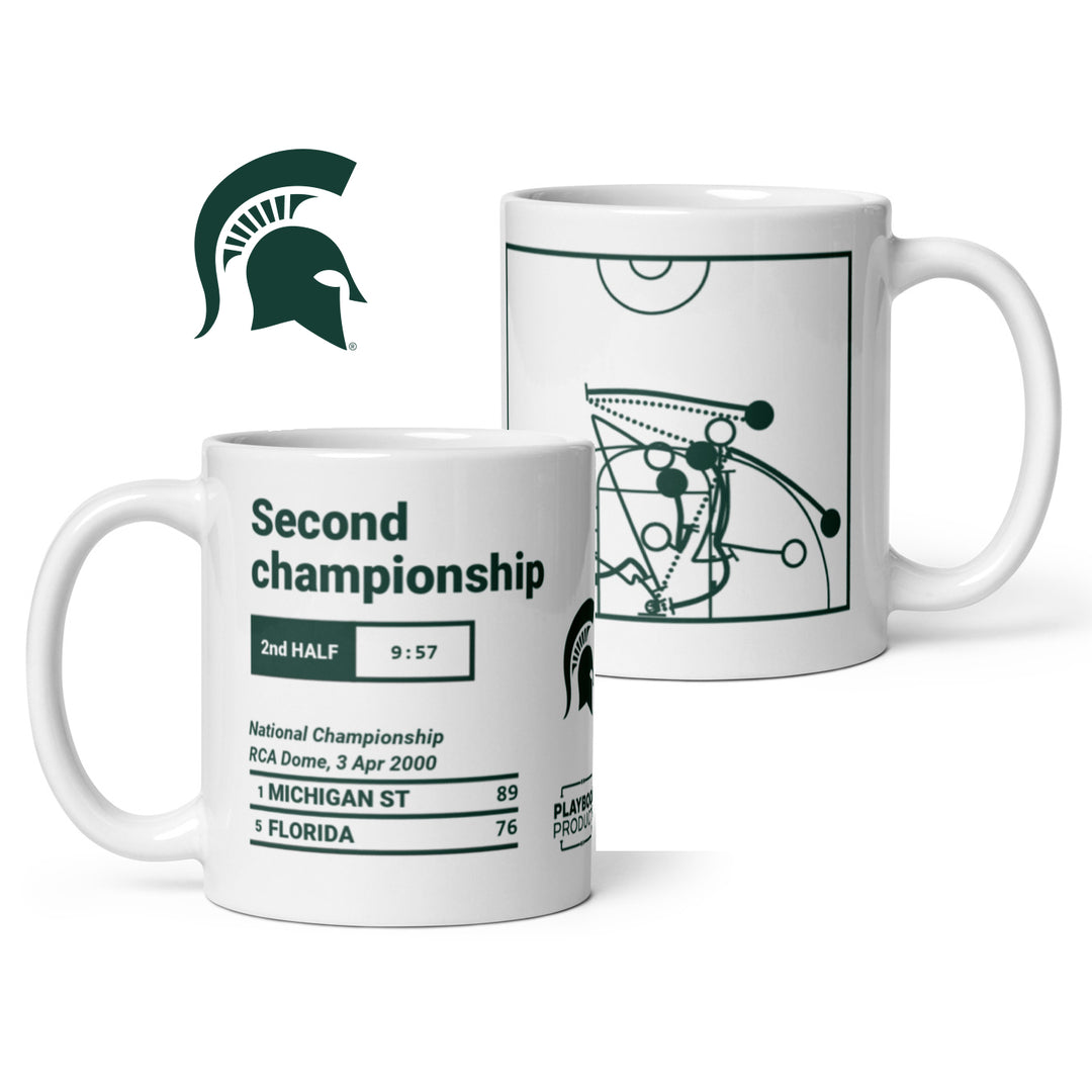 Michigan State Basketball Greatest Plays Mug: Second championship (2000)