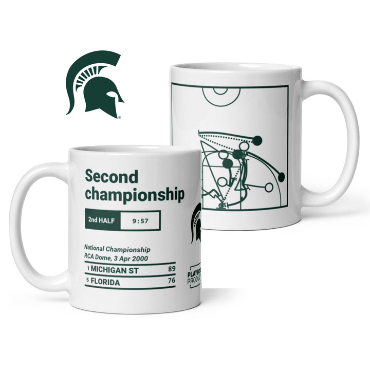 Michigan State Basketball Greatest Plays Mug: Second championship (2000)