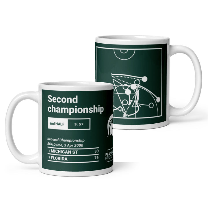 Michigan State Basketball Greatest Plays Mug: Second championship (2000)