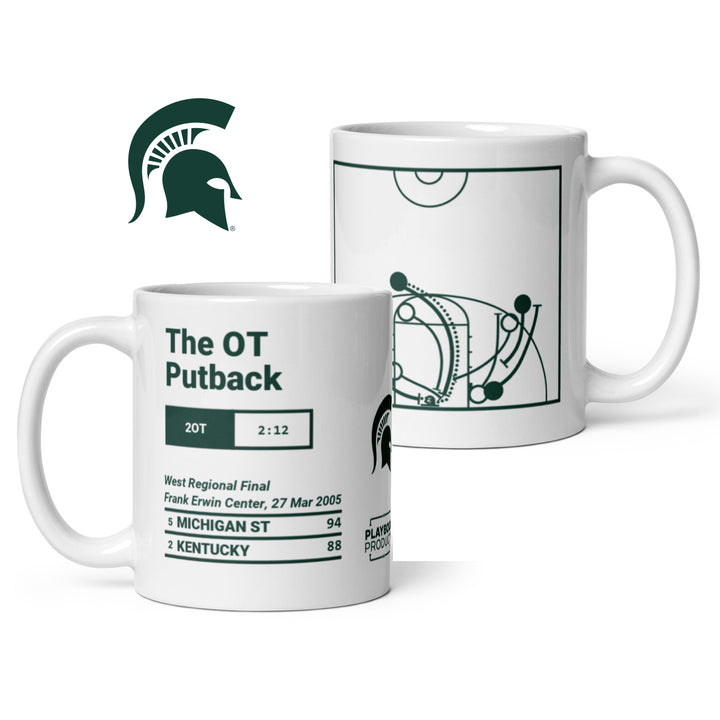 Michigan State Basketball Greatest Plays Mug: The OT Putback (2005)