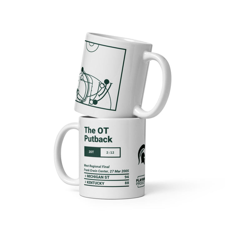 Michigan State Basketball Greatest Plays Mug: The OT Putback (2005)
