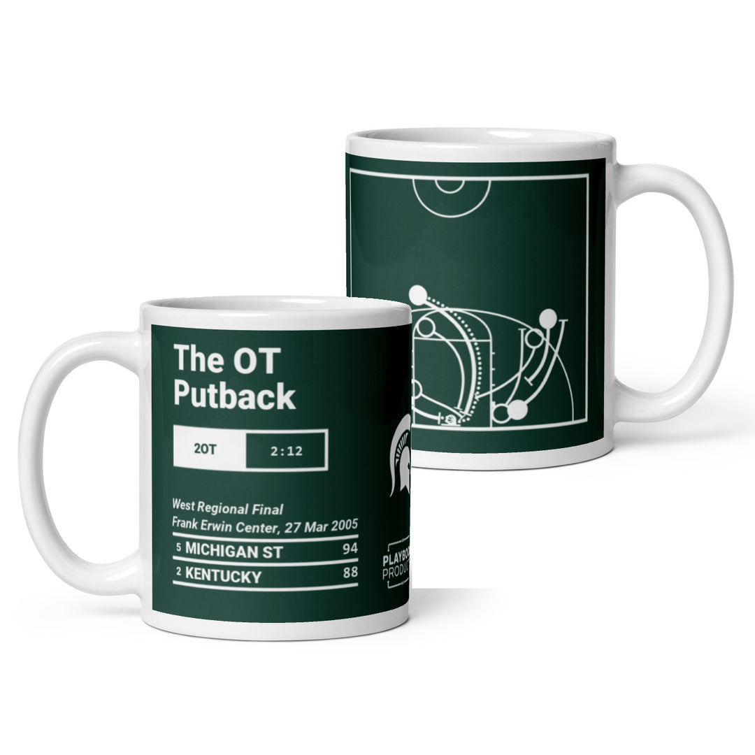 Michigan State Basketball Greatest Plays Mug: The OT Putback (2005)