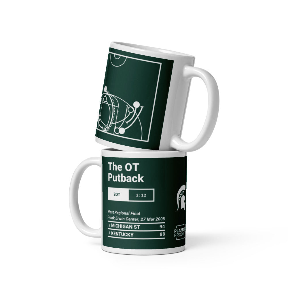 Michigan State Basketball Greatest Plays Mug: The OT Putback (2005)