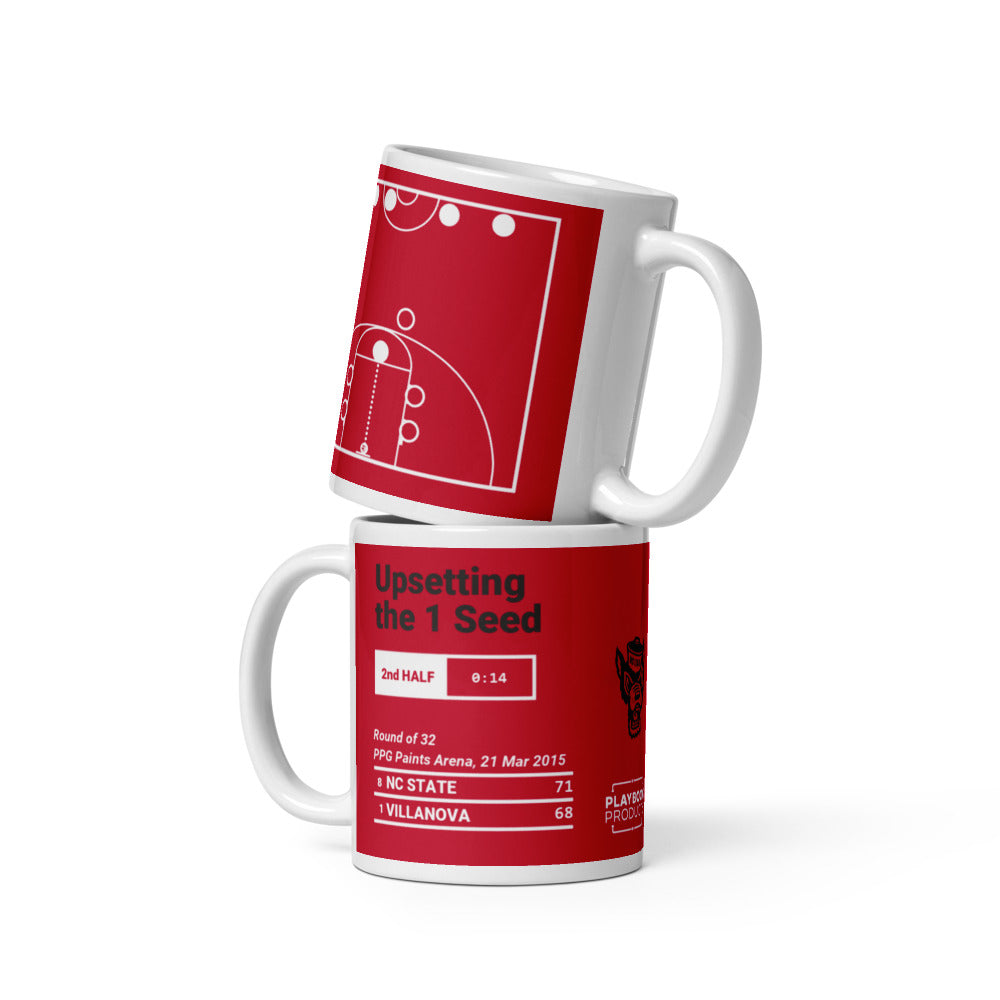 NC State Basketball Greatest Plays Mug: Upsetting the 1 Seed (2015)