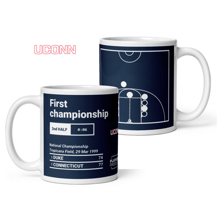 UCONN Basketball Greatest Plays Mug: First championship (1999)