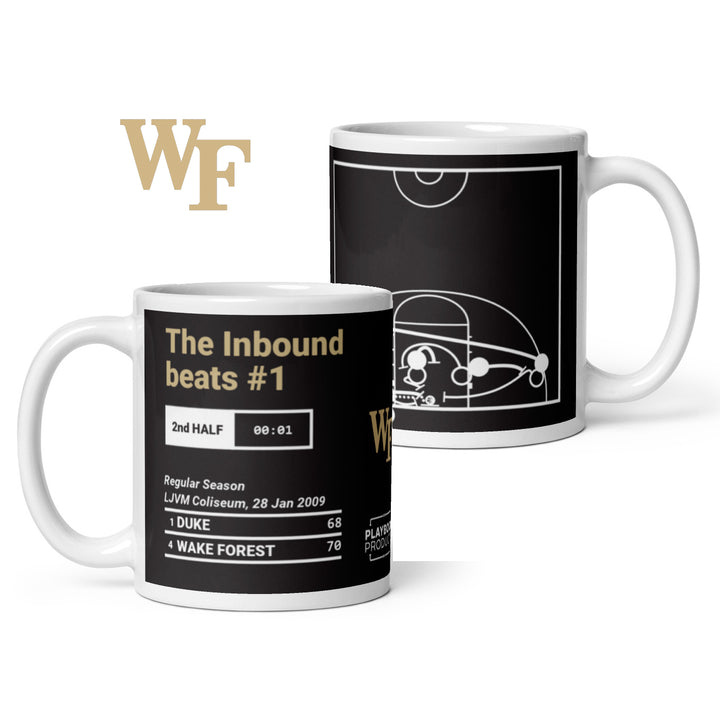 Wake Forest Basketball Greatest Plays Mug: The Inbound beats #1 (2009)
