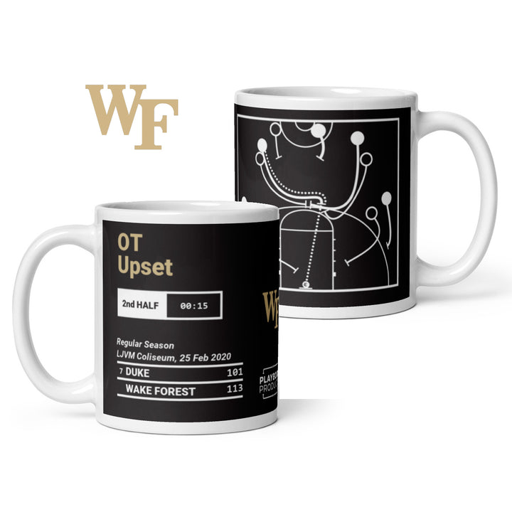 Wake Forest Basketball Greatest Plays Mug: OT Upset (2020)