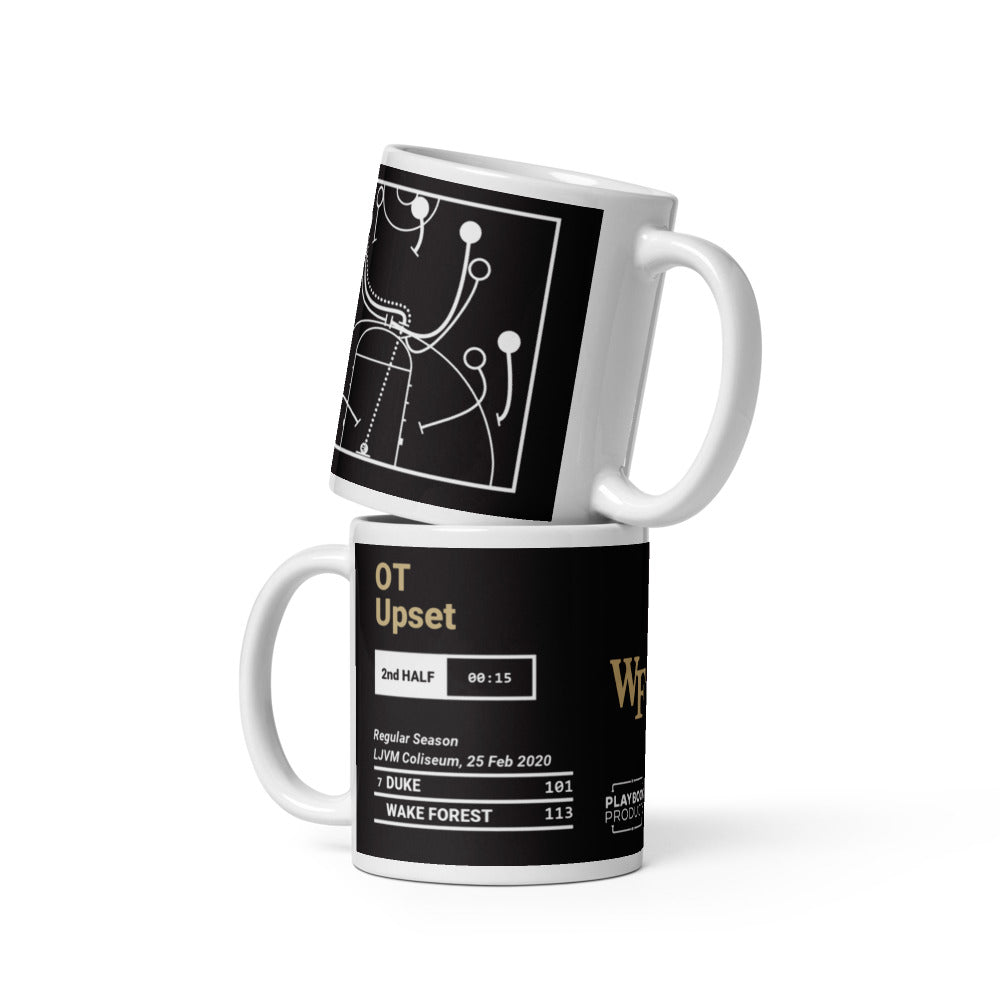 Wake Forest Basketball Greatest Plays Mug: OT Upset (2020)