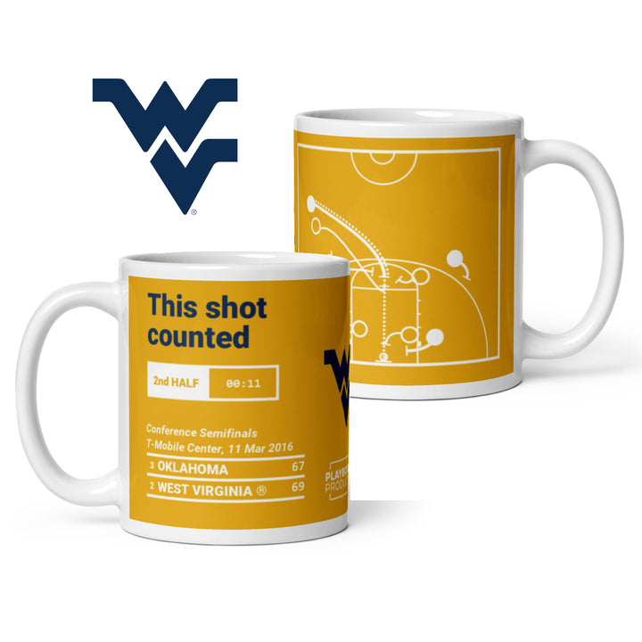 West Virginia Basketball Greatest Plays Mug: This shot counted (2016)