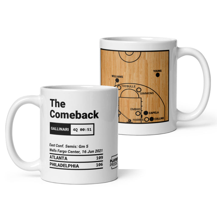 Atlanta Hawks Greatest Plays Mug: The Comeback (2021)