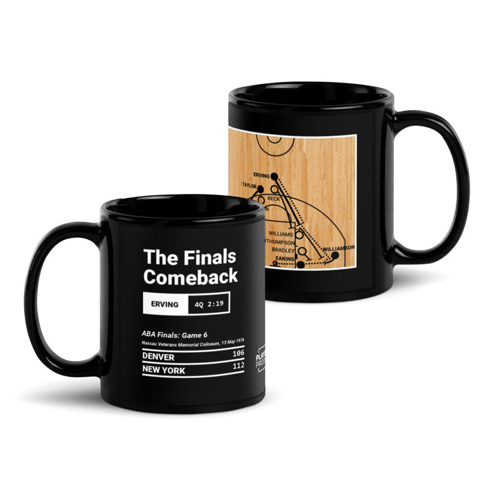 Brooklyn Nets Greatest Plays Mug: The Finals Comeback (1976)