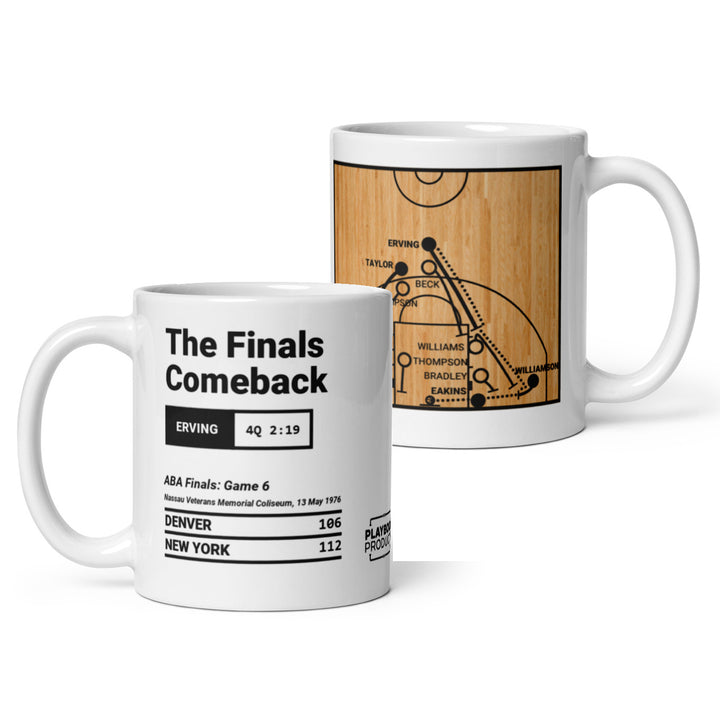 Brooklyn Nets Greatest Plays Mug: The Finals Comeback (1976)