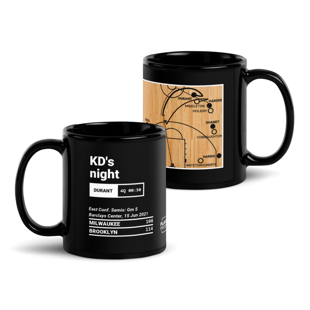 Brooklyn Nets Greatest Plays Mug: KD's night (2021)