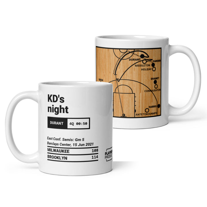 Brooklyn Nets Greatest Plays Mug: KD's night (2021)