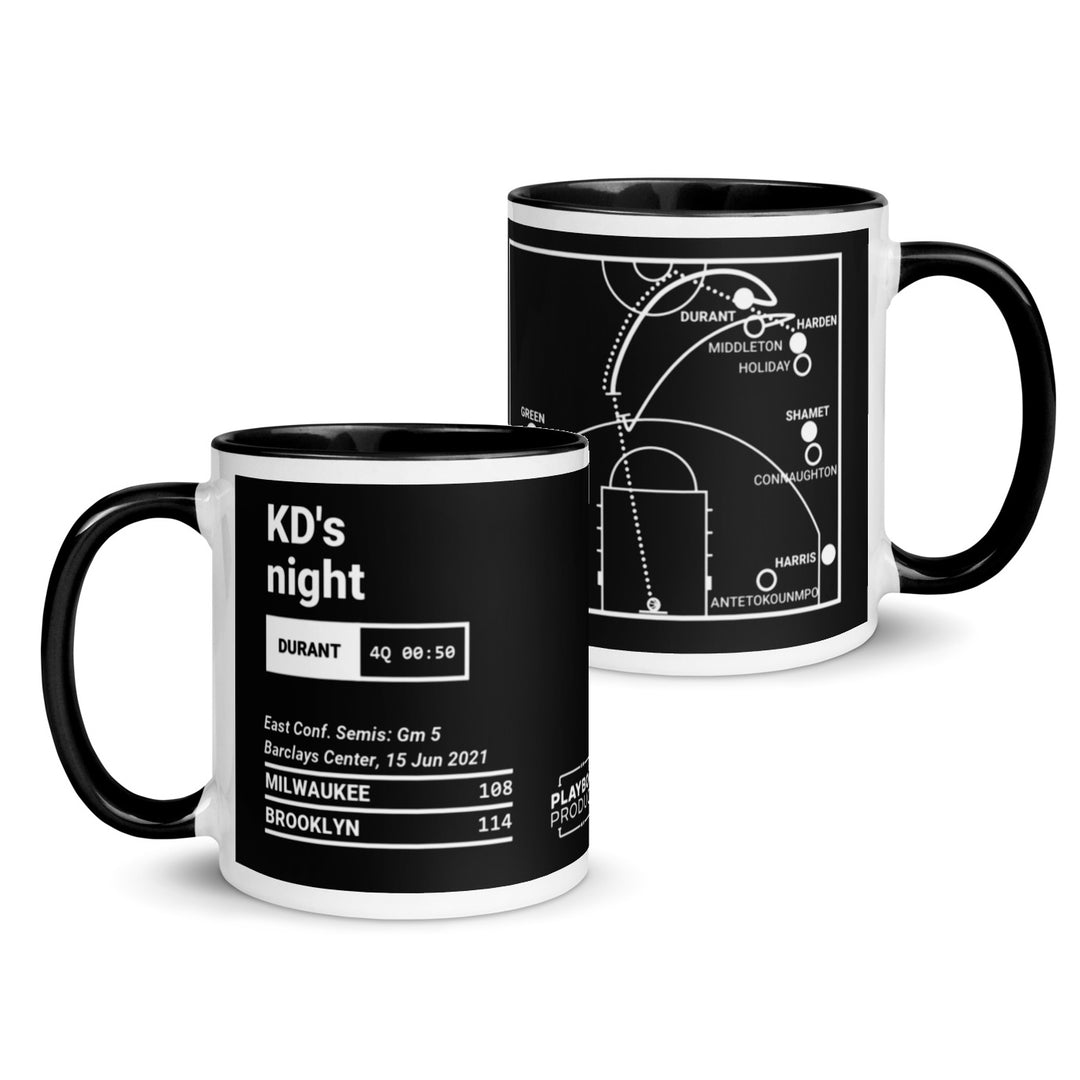 Brooklyn Nets Greatest Plays Mug: KD's night (2021)
