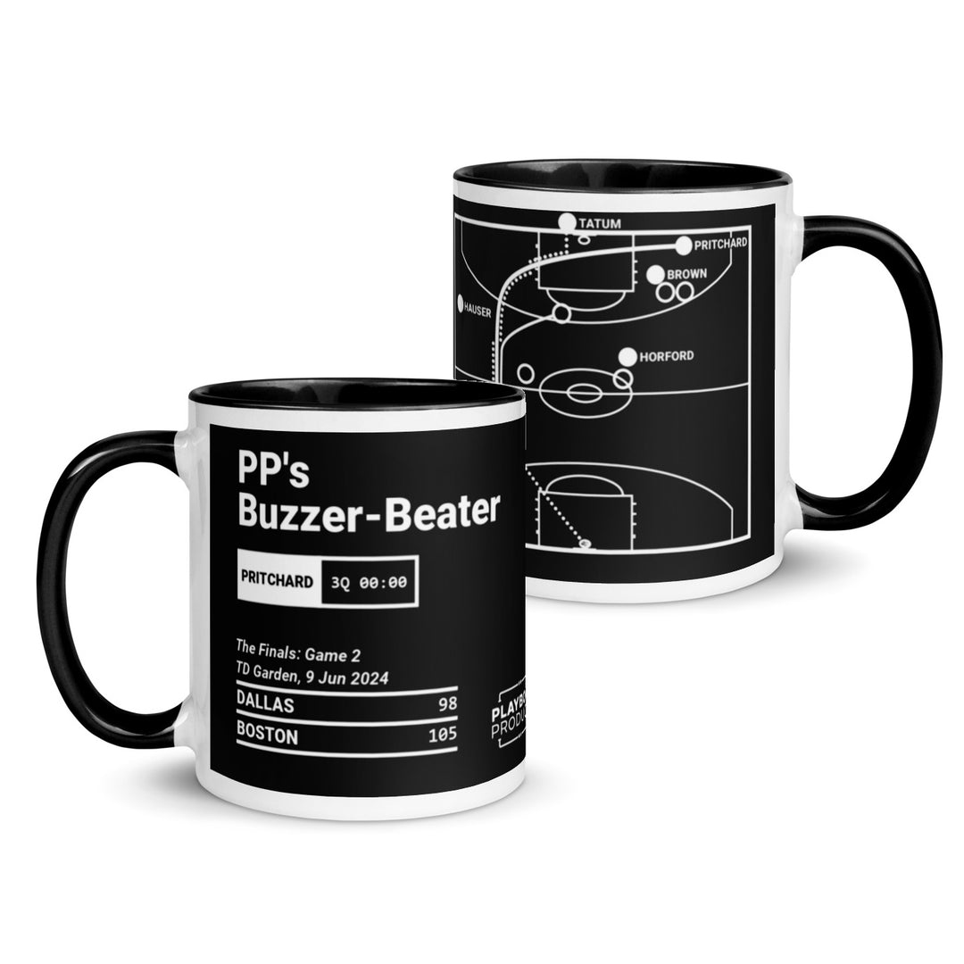 Boston Celtics Greatest Plays Mug: PP's Buzzer-Beater (2024)