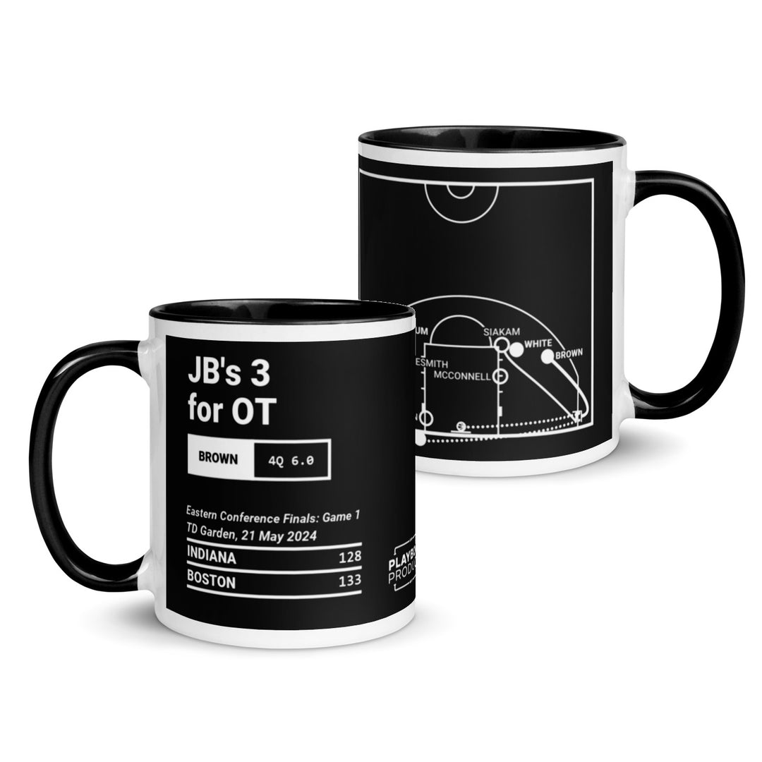 Boston Celtics Greatest Plays Mug: JB's 3 for OT (2024)