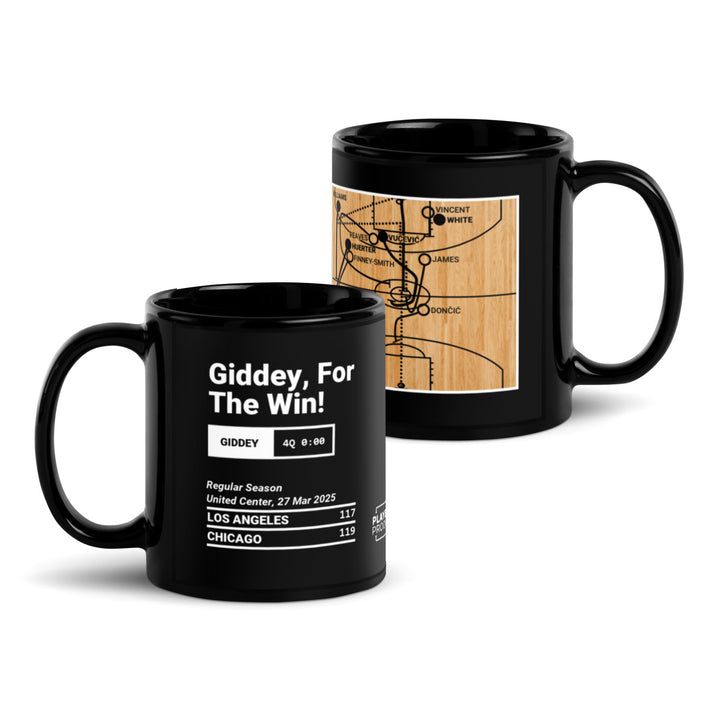 Chicago Bulls Greatest Plays Mug: Giddey, For The Win! (2025)