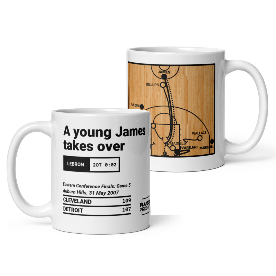 Cleveland Cavaliers Greatest Plays Mug: A young James takes over (2007)