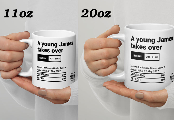 Cleveland Cavaliers Greatest Plays Mug: A young James takes over (2007)